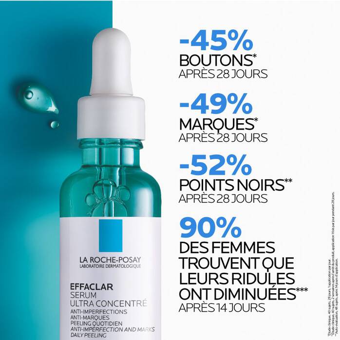 3337875722827_EFFACLAR-SERUM_30ml_04_La-Roche-Posay (1) EFFACLAR Sérum à l'Acide Salicylique Ultra Concentré – Image 2
