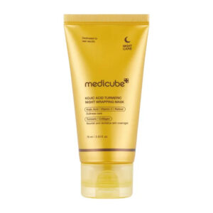 medicube - Masque de nuit enveloppant a l'acide kojique et au curcuma